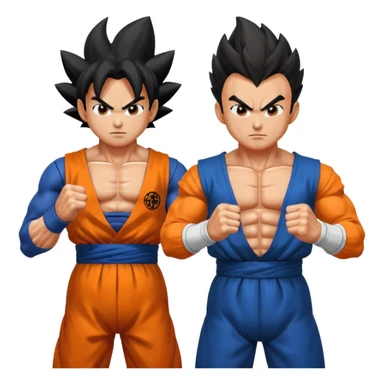 Goku and Vegeta  sticker