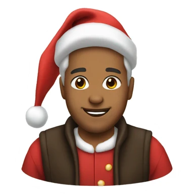 Me as santa claus sticker