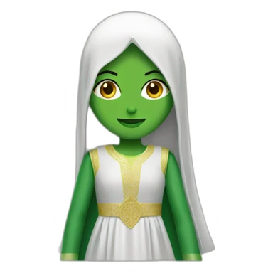 Android logo wearing a Saudi dress sticker