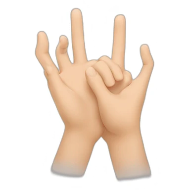 Cœur avec les mains sticker