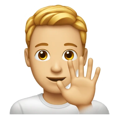 Une main qui lève le pouce et l’index sticker