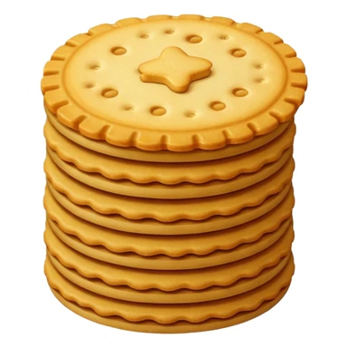 ritz cracker NO FACE sticker