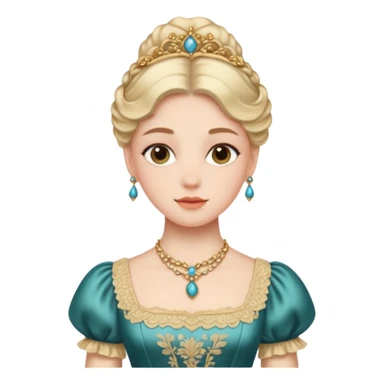 bridgerton aesthetic fan sticker