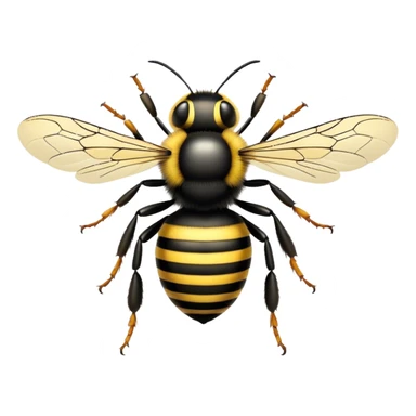 Bumble bee wasp sticker