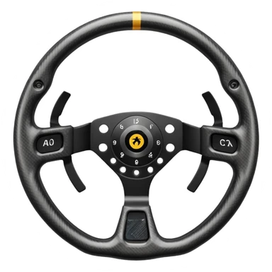 F1 steering wheel sticker