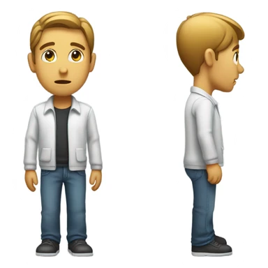 I saw you but I was too shy to come close sticker