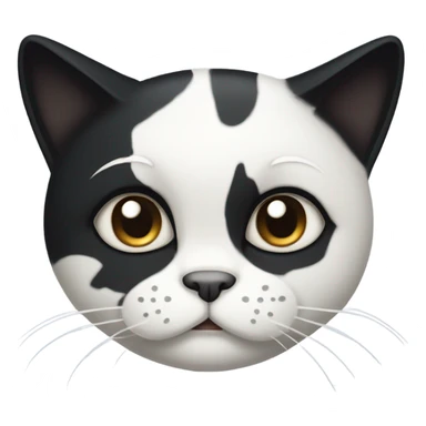 sad tux cat sticker