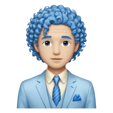 ethereal-pastel-transparent-translucent-gorgeous-spectral-dark-greyish-whitish-gloomy-man-with-blue-curly-hair-with-a-beautiful-creme-suit sticker