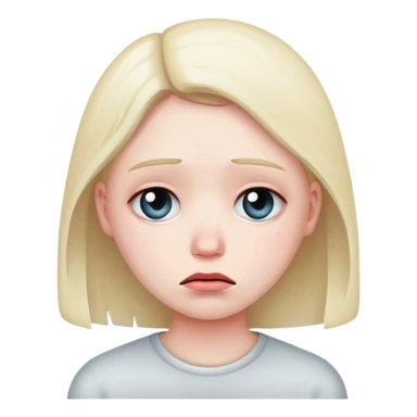 heartbroken sad face  sticker