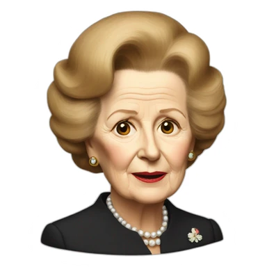 Margaret thatcher sticker