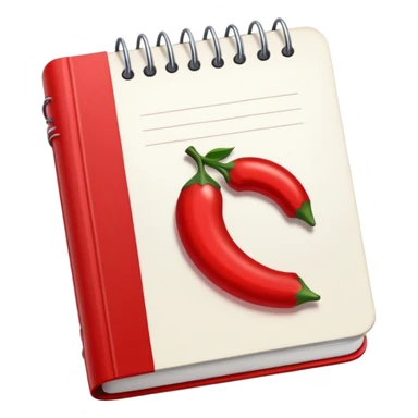 HAZ UN planificador de lista de objetivos en color vinotinto/rojo carmesí brillante, con hojas de cuaderno blancas (no agregues frutas ni nada de eso) https://imgproxy.attic.sh/insecure/f:png/plain/https://attic.sh/z0hvfdddapmiax935oa389bq0wzk sticker