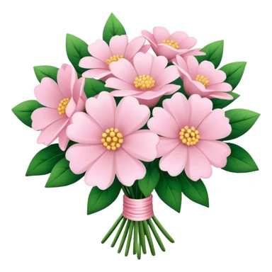 pale pink flower bouquet 🌸 sticker