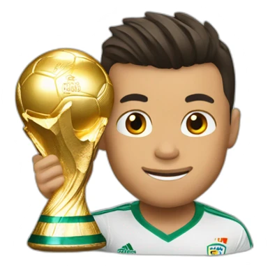 CR7 winning world cup sticker