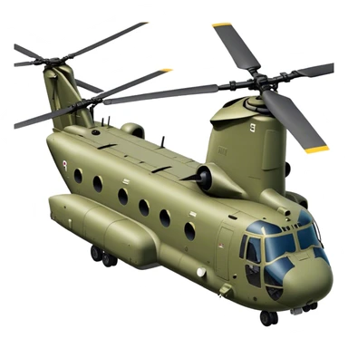 CH-47 Chinook Helicopter - boeing sticker