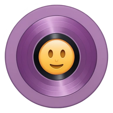 Mauve record  sticker