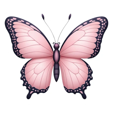 Pastel Pink Butterfly  sticker