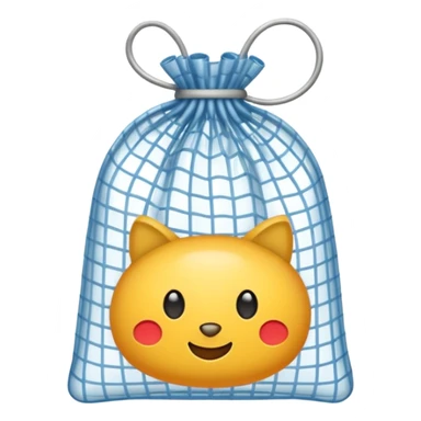 net bag,  mesh storage bag sticker