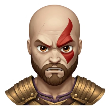 God of War Kratos sticker