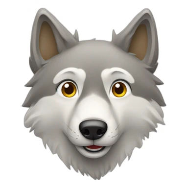 un loup dans une bergerie sticker