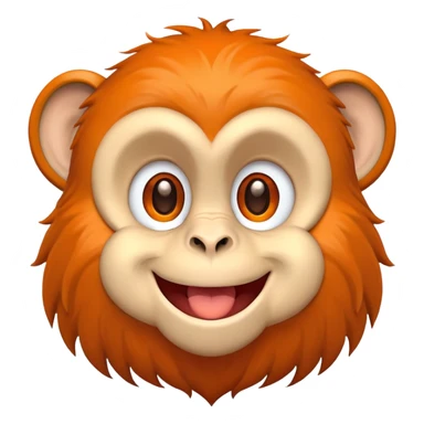 My mom has orange hair Make her a monkey sticker