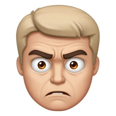 Angry and nervous sticker