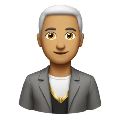 Egy fej ami a kezével egy L-t mutat  sticker