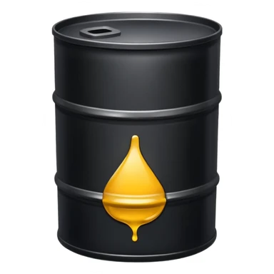 oil sludge in barrel  sticker
