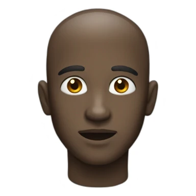 Une personne chauve sticker