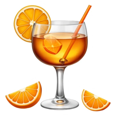 old fashioned cocktail sticker
