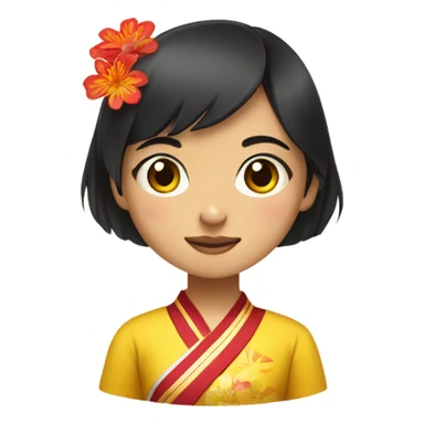 Vietnamese girl  sticker