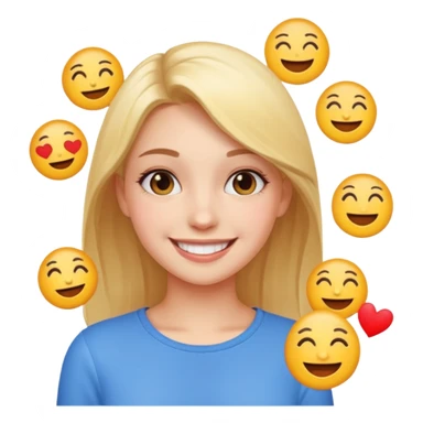 Cool girl emojies sticker