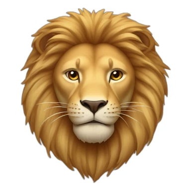 Elon Musk as a Lion sticker