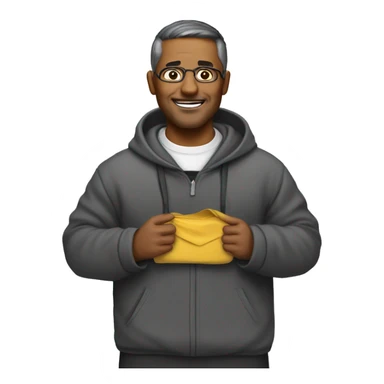 pastor alemán con una sudadera  sticker