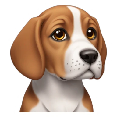 Puppy beagle sticker