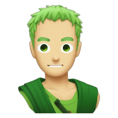 Zoro drink a beer sticker