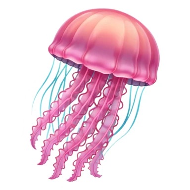 Pastel Pink Jellyfish sticker