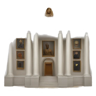 A elegant museum  sticker