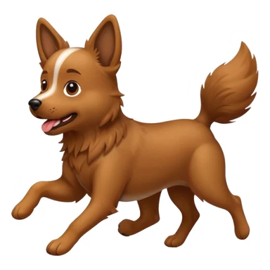 dog running sticker