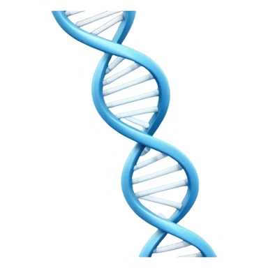 3D render of DNA Helix, forensic investigation aesthetic, sterile clinical lighting, cool blue undertones, sharp high-contrast details, professional clean look. sticker