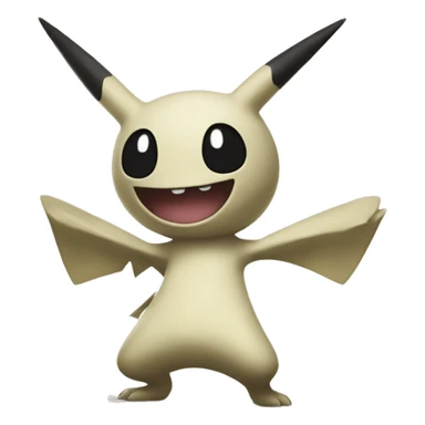 Pokemon Mimikyu dancing sticker