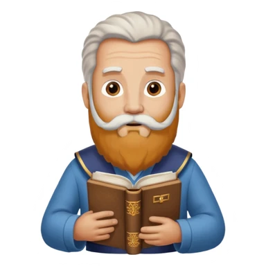 moses holding bible sticker