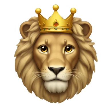crowned lion sticker