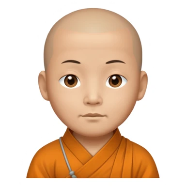 Chinese monk  sticker
