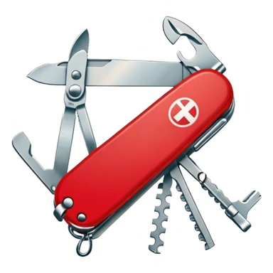 swiss knife sticker