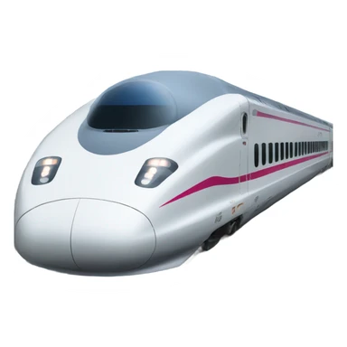Japanese bullet train sticker