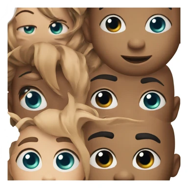 The eyes of this 😄 and the mouth of this 🙂 sticker