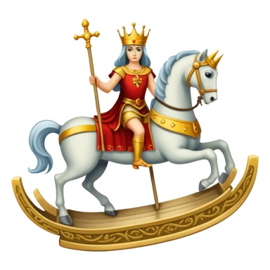 The chariot on a Tarot Card sticker