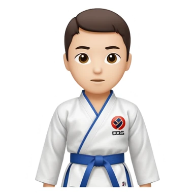 dobok taekwondo sticker