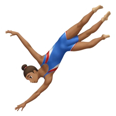 gymnast flip / cartwheel action sticker