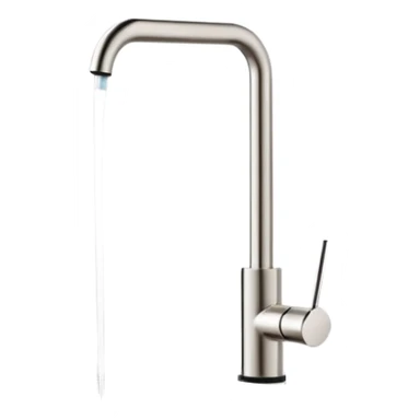 “A slim countertop direct-flow water purifier without water tank, minimal white design with a single faucet, standing on a kitchen counter, soft lighting, modern style” sticker